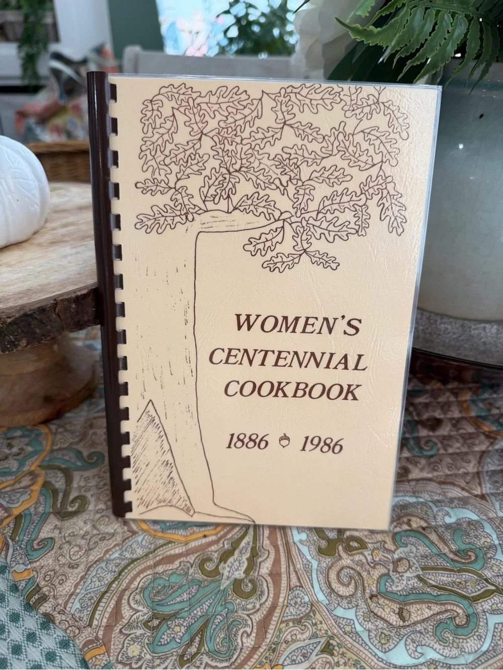 RARE Vintage Spiralbound Cookbook ‘Women’s Centennial Cookbook 1886-1986’